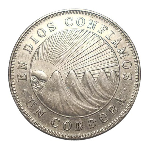 Nicaragua Moneda De 1 Córdoba 1972 - Km#26 - Sin Circular