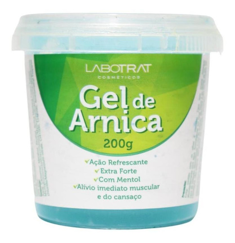 Gel De Arnica Massagem Dores Musculares Forte Labotrat 200g