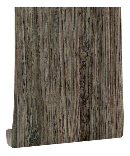 Imagen 1 de 5 de Pvc Papel Pintado Autoadhesivo De Madera De 45x1200cm