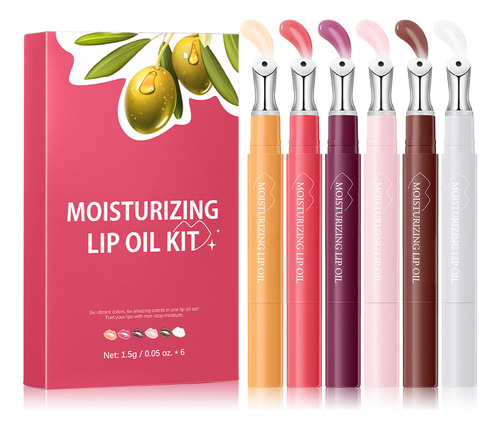 Set Hidratante Lipgloss Pcs, Brillo De Alta Calidad, Aleta D