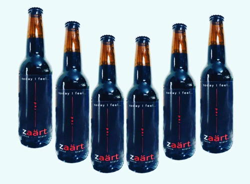 Cerveza Artesanal Premium Zaärt Red Stout 6 Botellas 355ml