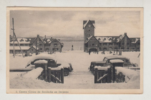 Bariloche Antigua Postal Kaltschmidt Centro Civico Nevado