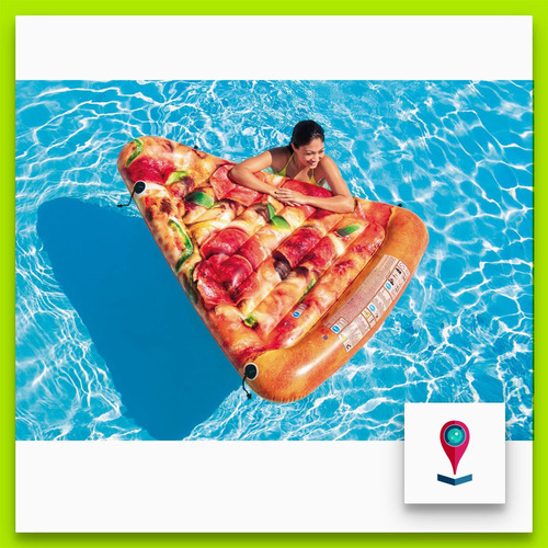 Intex 23816/2 Colchoneta Inflable Porcion De Pizza P/pileta