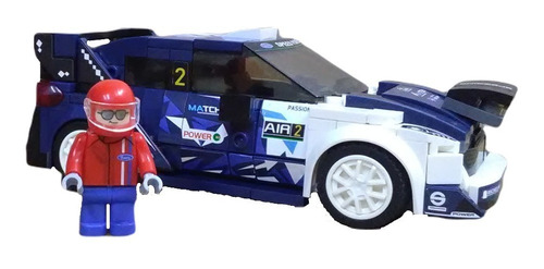 Ford Fiesta Wrc Para Armar, +320pzs Bloques De Construcción 