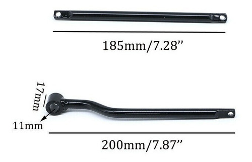 Soportes Alforjas Moto Harley Yamaha Honda Maletas Negro