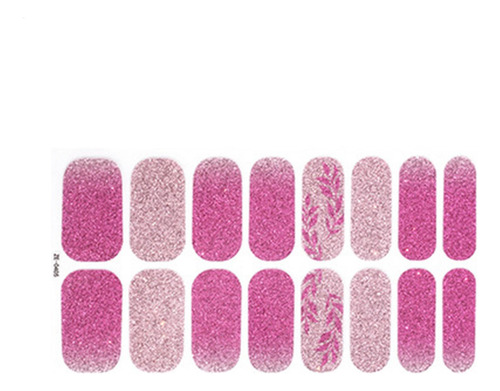 Pegatinas De Esmalte De Uñas Tiras De Uñas De Gel Semicurada