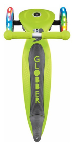 Scooter Globber Primo Foldable Lights New Lime Green