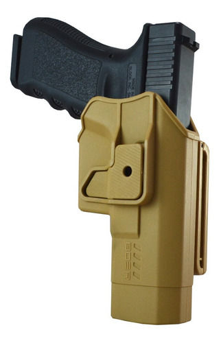 Funda Pistolera Tactica Polimero Boer® Nivel2 Glock 17/22/31