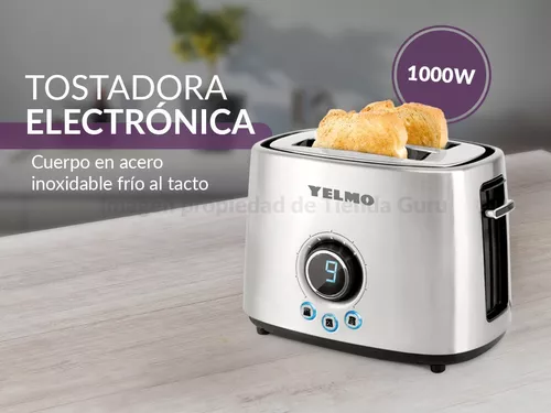 Tostadora Digital Yelmo Digital 1000w Acero Inox To3007