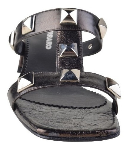 Sandalias De Cuero Zapatos De Mujer - Milva - Ferraro