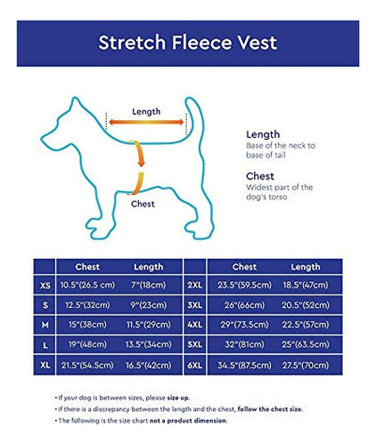 Gooby Chaleco De Forro Polar Elástico Para Perro Calaba