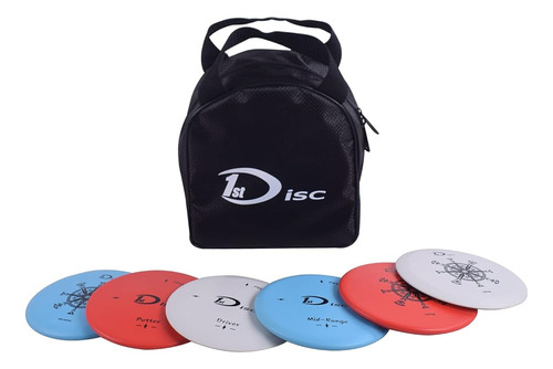 Disc Golf Starter Set-2 Pcs Putter, 2 Pcs Mid-range, 2 Pcs D