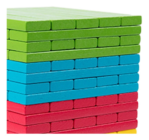 100 Uds. Juegos De Apilamiento De Madera Juegos De Mesa De