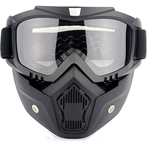 Gafas De Motocross Desmontables Máscara Facial, Gafas ...