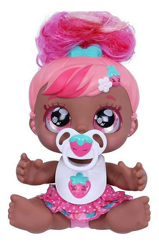 Kindi Kids Scented Sisters 6.5  Muñeca Y 2 Accesorios Con Escencia A Fresa Blossom Berry