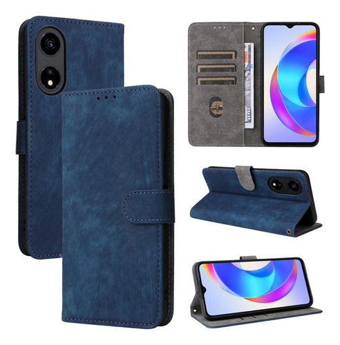 Funda Para Honor X5 Plus Resistente Los Arranques Cuero