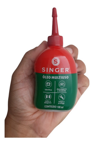 Óleo Singer Para Maquina De Costura Multiuso 100 Ml