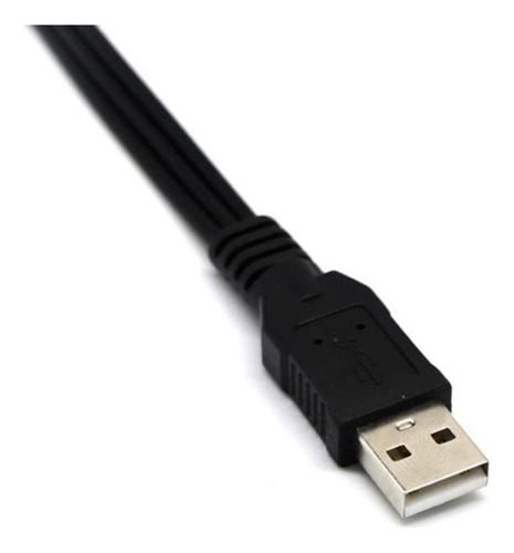 - 2x Cabo Usb Para 3rca Usb Fêmea Para 3 Rca Rgb Video Av