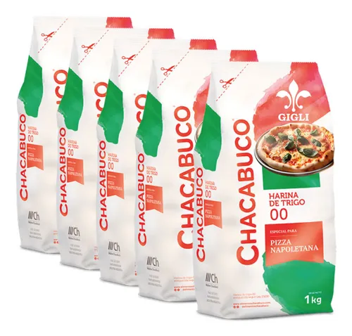 Harina De Fuerza Chacabuco 00 Para Pizza Napoletana. 5kg 