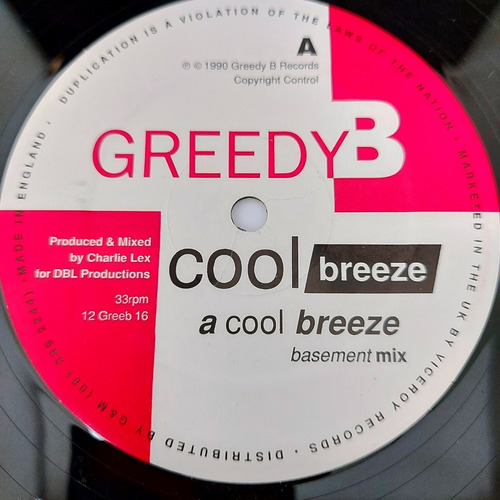 Cool Breeze - A Cool Breeze  Importado Uk  Lp