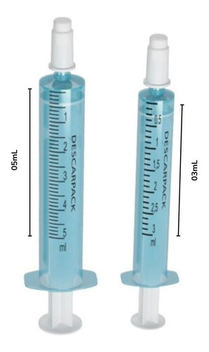 Dosador Oral Descarpack 3 Ml Pacote C/ 150 Unidades