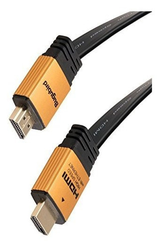 Cable Hdmi Plano  ft Velocidad Gbps Soporte Ethernet Hz