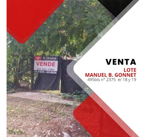 Venta De Lote 495bis N° 2375 E/ 18 Y 19