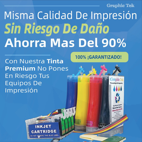Sistema De Tinta Continua Compatible Epson Tx133 Tx125 Tx135
