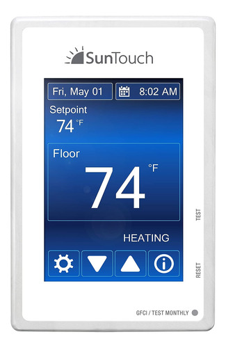 Suntouch Command - Termostato Programable Con Pantalla Tácti