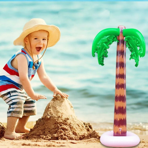Imagen 5 de 7 de Inflable Palmera Grande Salvavidas Alberca
