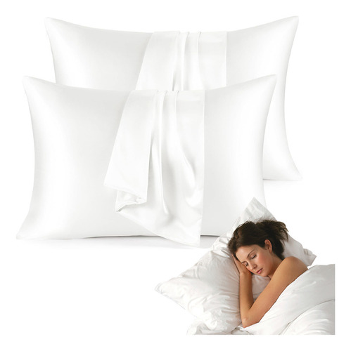Fundas Protectoras De Almohada Queen Impermeable Set 2