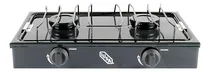 Comprar Parrilla de gas con 2 quemadores - Iusa Caper 2 quemadores color negro