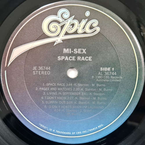 Mi-sex - Space Race (1980) Usa - Vinilo / Lp