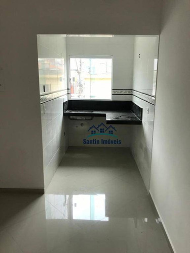 Imagem 4 de 22 de Sobrado Com 2 Dormitórios,(01 Suíte )quintal Amplo C Churrasqueira 02 Vagas À Venda, 90 M² Por R$ 330.000 - Vila Príncipe De Gales - Santo André/sp - So0327