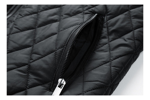 Abrigo Invierno Chaqueta Desmontable Con Capucha Acolchada