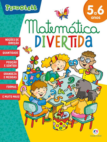 Livro Matemática divertida, de Kátia Pecand. Editora Ciranda Cultural, capa mole, edição 1 em português, 2023