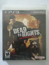 Comprar Dead To Rights Retribution Ps3 100% Nuevo Original Sellado
