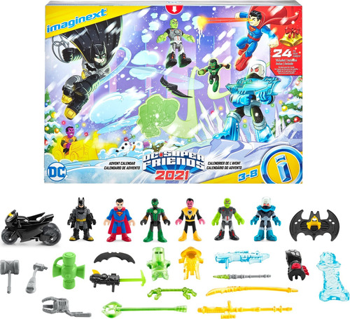 Calendario De Adviento De Dc Super Friends Imaginext Dc Sup.