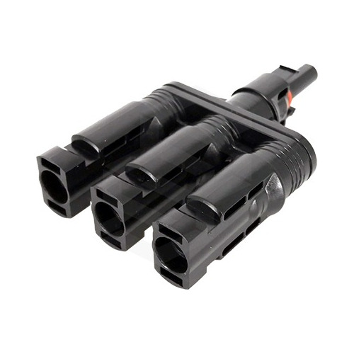 Conector Del Tipo Mc4 De 3 A 1   Par Macho Hembra