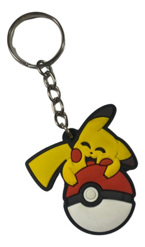 Imagem 1 de 1 de Chaveiro Emborrachado Pikachu Pokémon