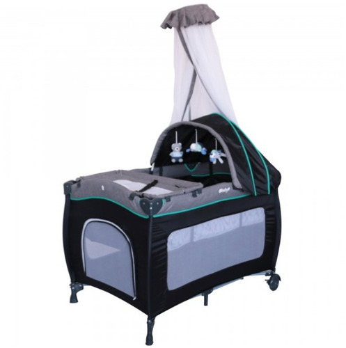 Cuna Para Bebe Recien Nacido Con Colchon Tul Cambiador Ebaby