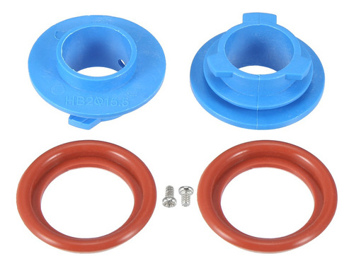 2 Zócalos De Bombillas De Faros Led H11 Universal Azul Auto