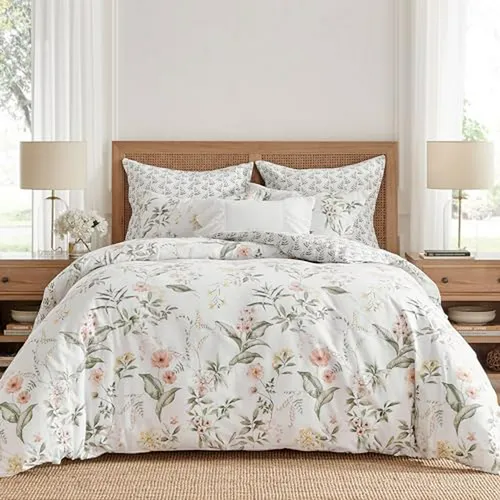 Juego De Funda Nórdica Viviana - Floral - Algodón