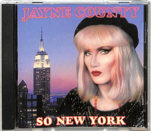 Jayne County - So New York - Cd Importado