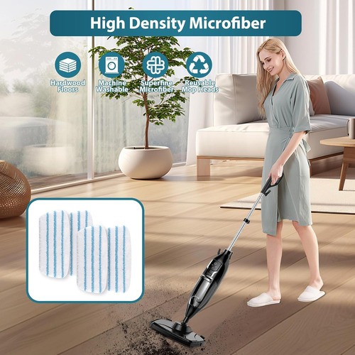 Paño Para Mopa De Vapor Reutilizable De Microfibra