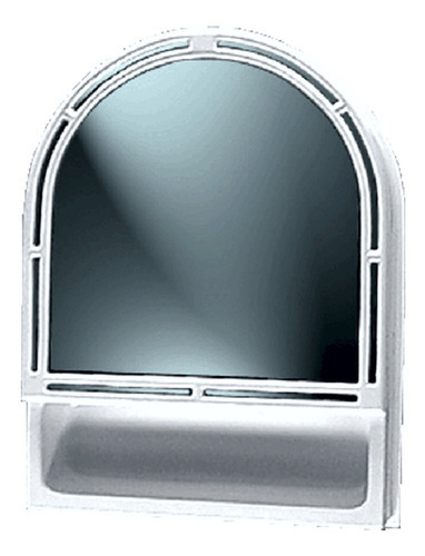 Botiquín Con Espejo Capilla. Una Puerta Repisa 41x53x10 Color Blanco