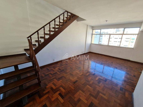 Imagem 3 de 21 de Cobertura Com 3 Dormitórios À Venda, 220 M² Por R$ 1.100.000,00 - Icaraí - Niterói/rj - Co0418