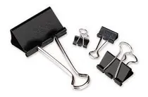 Comprar Binder Clips Ganchos De Loteria Doble Clip Caja De 12 Unidad