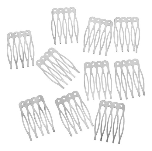 Del Cabellero Del Metal 3x Para Los Accesorios Nupciales Del