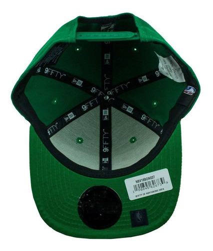 Imagem 4 de 5 de Boné New Era Celtics Aba Reta Snapback Verde